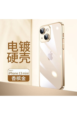 Xindoker İphone 13 Pro Max Korumalı Kılıf, Alt防尘ağı Ve Kameraya Koruyucu Filmi İle, Altın Renkli, Pc Plakalı, İphone 14 Pro Max Uyumlu