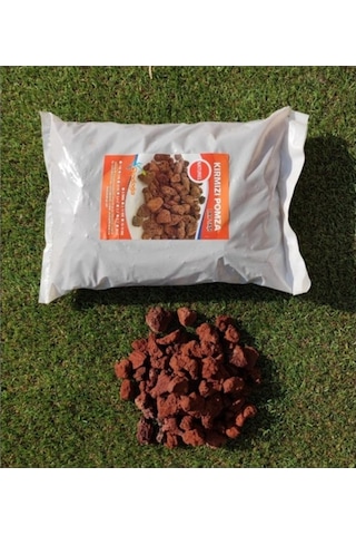 Pomza 4 KG 2-4 cm Kırmızı Pomza Tarım Pomzası Pomza Taşı Lav Taşı Cüruf Madeni Pomza Ponza