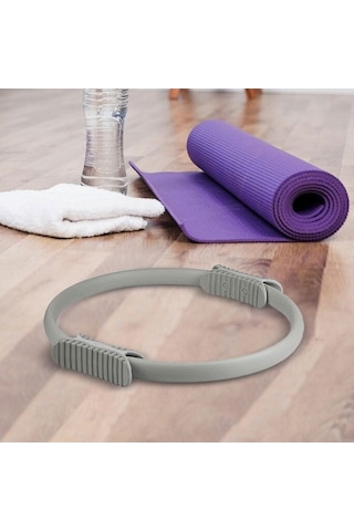Ganzhoushop Uyluk Suntek Ring Kolay Pilates İç Gri Gri Esnek Egzersiz Circle Zm Gri