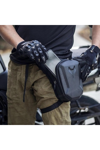 Yng 22cm Kabuk Su Geçirmez Bel Bacak Omuz Scooter Bisiklet Motorcu Bacak Ve Çapraz Çanta Diğer