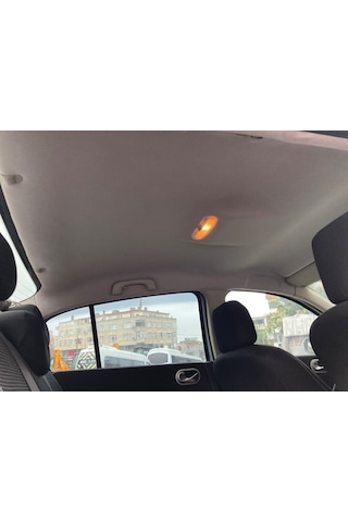 Alkantra Cinsi Oto Tavan Döşeme Kumaşı(Siyah-Gri) Renk