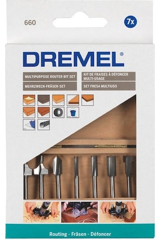 Dremel Çok Amaçlı Freze Ucu Seti (660) 7'Li - 26150660JA
