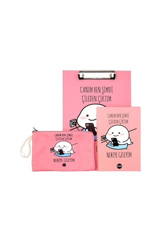 Canım Ben Şimdi Tasarımlı Kırtasiye Seti