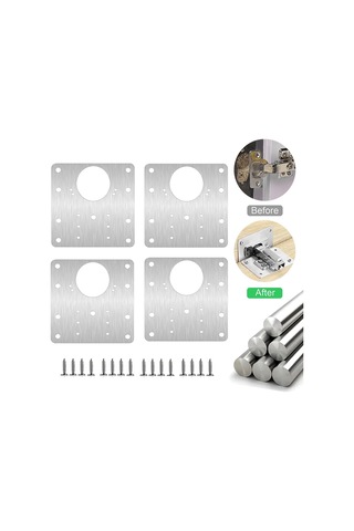 Mutfak Dolabı Tamir Plakası, Çelik Aksesuar İ 4pcs B,2pcs