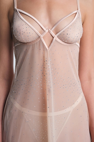 Penti Bej Sandy Taş Detaylı Dolgusuz Balensiz Babydoll