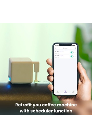Geeroyoo Akıllı Ev Ses Kontrol Anahtarı: Kahve Makinesi & Süpürge Otomasyonu, Alexa Ve Google Asistan Uyumlu Beyaz