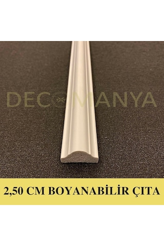 Decomanya Boyanabilir Duvar Çıtası 2,5 Cm