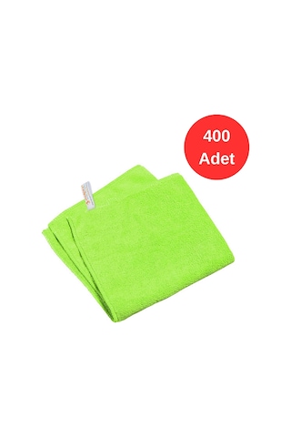 Mulpex Mikrofiber Genel Temizlik Bezi Yeşil 40 x 40 CM 400 Adet