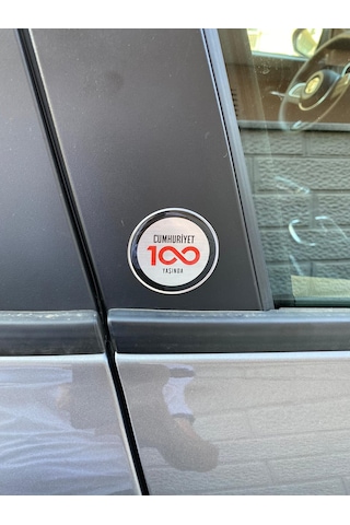 Cumhuriyet 100 Yaşında Silikon Logo 1 Adet