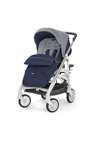Inglesina Trilogy Tek El Tek Hamle ile Katlanıp Açılan Çift Yön Bebek Arabası - Antigua Blue