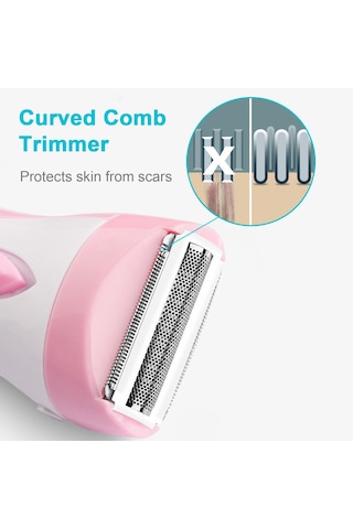 Moveevo Elektrikli Tıraş Makinesi Saç Kesme Makinesi Kadın Tüy Alma Cihazı Mor