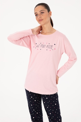 U.s. Polo Assn. Kadın Pembe Pijama Takım 50318885-vr041 Pembe