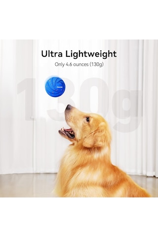 Cheerble Akıllı Köpek Oyuncağı - Şarjlı, Mavi, 7x7x7 Cm, İnteraktif Hareketli Top