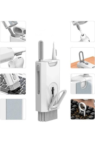 Torima MCB-01 Sprey Depolu 8in1 Bilgisayar Klavye Kulaklık Mouse Ekran Telefon Temizleme Fırça Seti