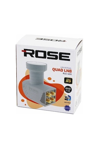 4lü Uydu Lnb Unıversal Quad Full Hd - 3d - 0.1db Rle-400 5570
