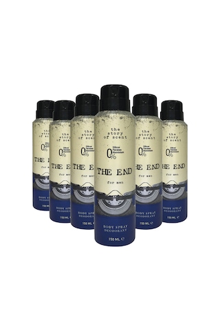 The End Erkek Deodorant 6 x 150 ML