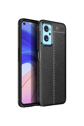 Oppo A76 Kılıf Zore Niss Silikon Kapak Siyah