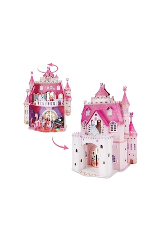 E1622H Cubic Fun. Prenses Doğum Günü Şatosu 95 Parça. 3D - 3 Boyu