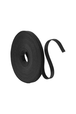 Dünya Magnet 3 Metre - Sırtsırta Cırt Bant, En: 2 Cm, Siyah, Kablo Düzenleyici, Cırt Bağı, Şerit Cırt