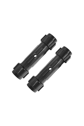 Shineyee Kano Ve Tekne Dalgalarını Güçlü Bağlayan Abs Malzeme Lüx Konnektörler 2 Adet - İç Çap 2.9 Cm, Dış Çap 3.5 Cm Siyah