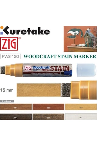 Zig Pws-120-653 Bal Meşe Ahşap Mobilya ve Parke Kalemi 15 MM Zig Pws-120-653 Bal Meşe Ahşap Mobilya ve Parke Kalemi 15 MM