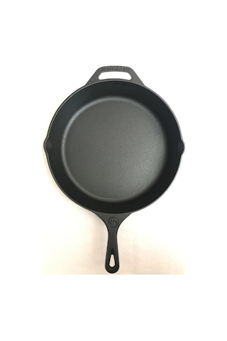 Naturpan Kaplamasız Gerçek Demir Döküm Tava 30 Cm Cast Iron Skillet Pre-seasoned12 Inch Genel