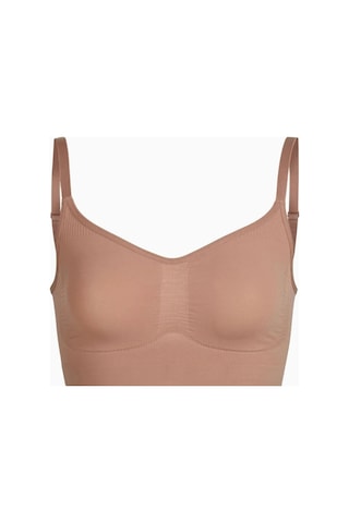 Skims Seamless Sculpt Bralette, Dikişsiz Şekillendirici Bralette, Konforlu Ve Esnek Destek Koyu Bej
