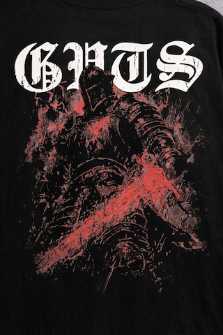 Yolo Street Oversize Siyah Tişört %100 Pamuk 250 Gsm Gotik Şövalye Baskı Streetwear Unisex Siyah1a