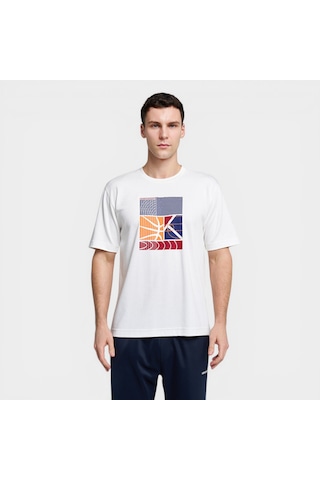 Lescon 26b-1053 Basketbol Kısa Kol T-shırt Beyaz
