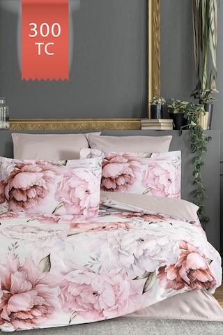 Varol Royal Saten Tek Kişilik 300tc Nevresim Takımı - Pamira Çok Renkli