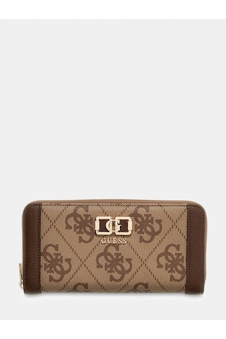 Guess Karnilla Logolu Büyük Boy Kadın Kahverengi Cüzdan Swos9901146-lgw Kahverengi