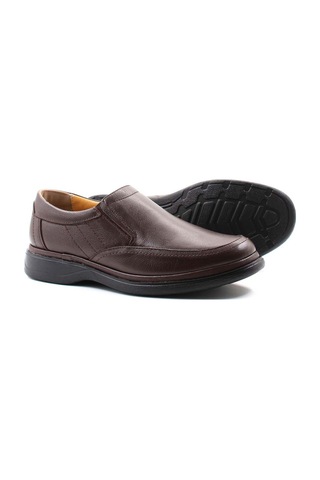 Fast Step Hakiki Deri Erkek Casual Ayakkabı 126maf962 Kahve Kahverengi