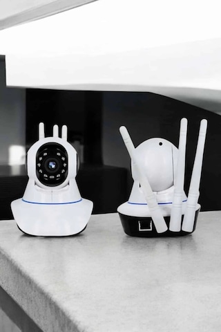 Buğz Wifi Kamera Ev Kamerası Gece Görüşlü Kablosuz Bebek Izleme Kamerası