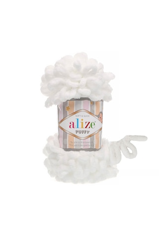 Alize 5 Adet Puffy El Örgü Ipliği 5'li Paket - 100 Gr. 9 Mt. Parmak Örgü Ipi - Şevval Tuhafiye 55