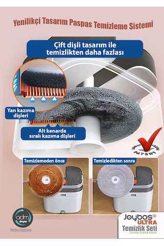 Joybos Temiz ve Kirli Suyu Ayıran 2 Başlıklı Temizlik Seti