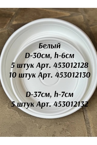 Botanikum Çiçek Saksıları İçin Yuvarlak Altlık, Bitkiler, 30 Cm Çap 453012128