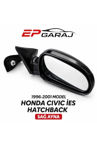 Honda Civic İes 1996-2001 Model Hatchback Uyumlu Sağ Ayna Sedan Uyumsuzdur