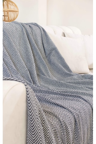 Tabu Home Dokuma Cozy Comfort Siyah Tv Örtüsü