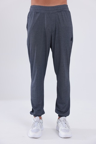 Rowinger Premium Merserize Kumaş Logolu Lastikli Paça Jogger Erkek Eşofman Altı Navyblue