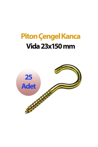 Açık Piton, Kanca, Çengel 23x150 25 Adet Diğer