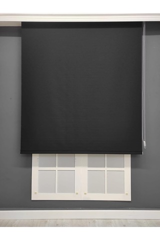 Peraper Perde Siyah Mat Polyester Stor 200x300 Çok Renkli