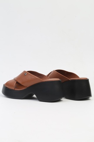 Pierre Cardin Pc-7192- 3968 Taba-kadın Platform Terlik Taba