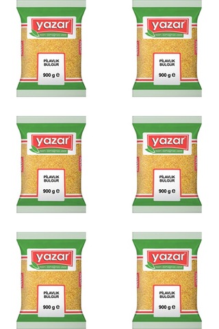 Yazar Pilavlık Bulgur 6 x 900 G