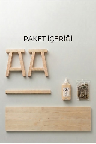Kafka Ahşap Grete Bench 30x150x60 özel ölçüdür