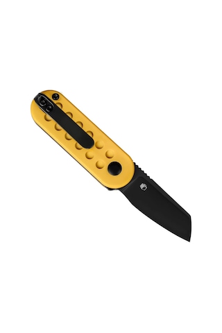 Kizer Mini Bay 14c28n Yellow Brick G10 Handle Kizerv 2583a1 Kamp Çakısı Altın - Kahverengi