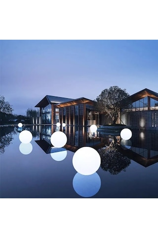 Havuz Yüzen Top Işık Karartma Rgbw 16 Renk Bahçe, Yard Dekor İçin Led Işık Çok Renkli