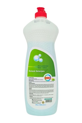 Wbrex Nane Limon Kokulu Bulaşık Deterjanı 5 x 650 ML
