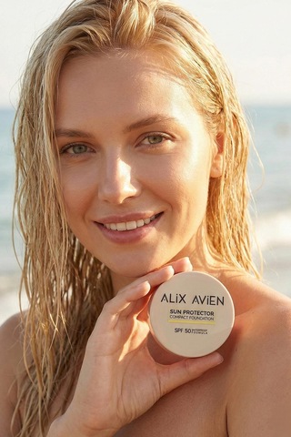 Alix Avien Yüksek Kapatıcı Waterproof Kompakt Fondöten SPF50 Light