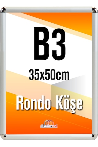 Alüminyum Çerçeve Rondo Köşe 35X50Cm B3