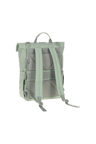 Lassig Rolltop Up Bebek Bakım Sırt Çantası Silver Green Açık Yeşil